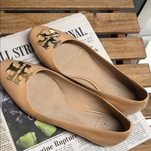 Tory Burch Raleigh Flat (Nude) - with dust bag